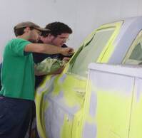 Collision Repair students