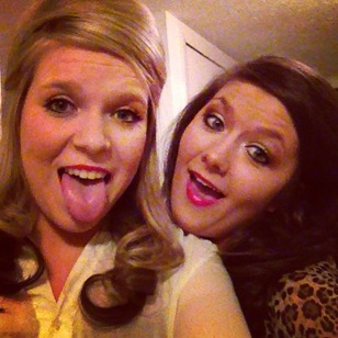 Me and One of the cheerleaders