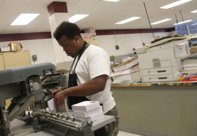 Graphics and Print Communication student working