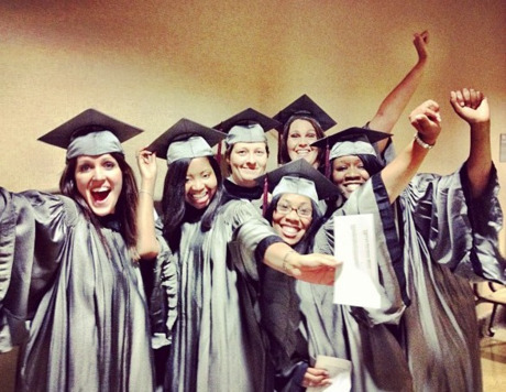 Student celebrating graduation at Hinds Community College!